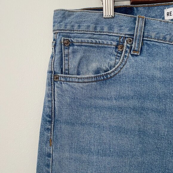 Re/Done Originals Straight Skinny Jeans Light Wash - Picture 9 of 16